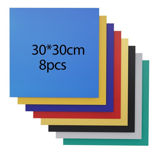 8pcs coloured basswood plywood - 8pcs,