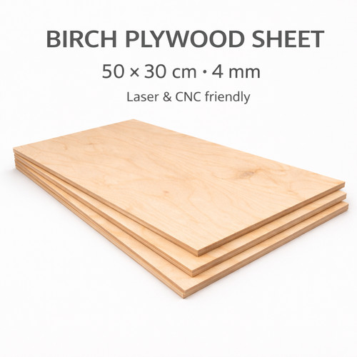 Birch plywood sheet 4mm - plywood,