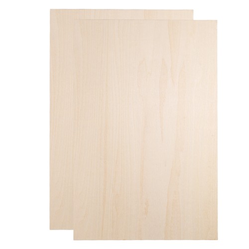 2pcs 2mm basswood plywood - basswood,